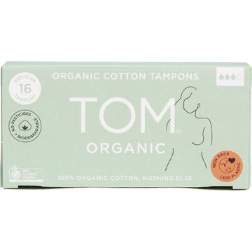 TOM Organic Tampons Regular 12x16pk