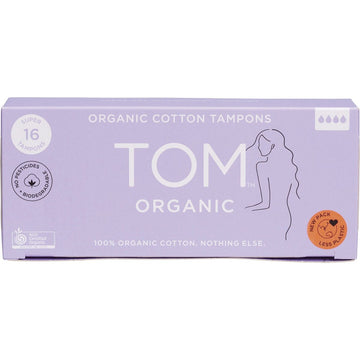 TOM Organic Tampons Super 12x16pk