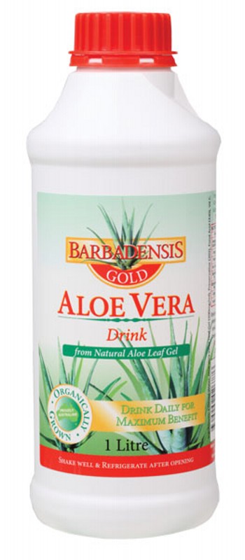 Barbadensis Gold Aloe Vera Juice Guaranteed 100% Inner Gel 1L