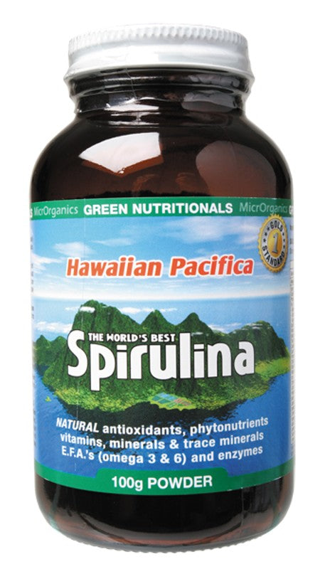 Green Nutritionals Hawaiian Pacifica Spirulina Powder 100g