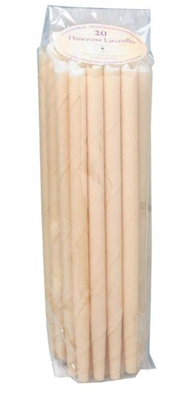 HONEYCONE Ear Candles  100% Unbleached Cotton 20