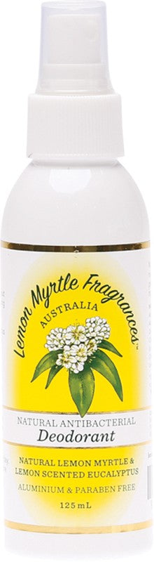 Lemon Myrtle Fragrances Deodorant Aluminium Free 125ml