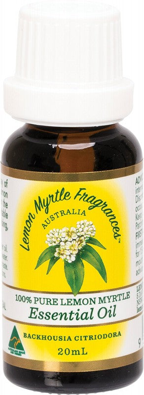 Lemon Myrtle Fragrances Essential Oil (100%) 20ml
