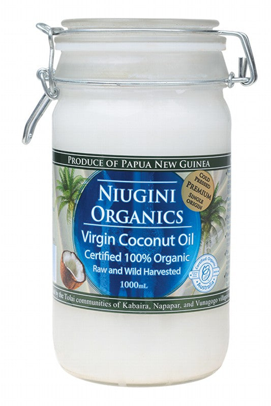 Niugini Organics Virgin Coconut Oil 100% Pure 1L