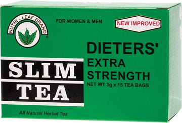 Nutri-Leaf Herbal Tea Bags Slim Tea Extra Strength 15pk