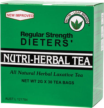 Nutri-Leaf Herbal Tea Bags Dieter's Tea Regular 30pk
