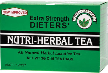 Nutri-Leaf Herbal Tea Bags Dieter's Tea Extra Strength 15pk