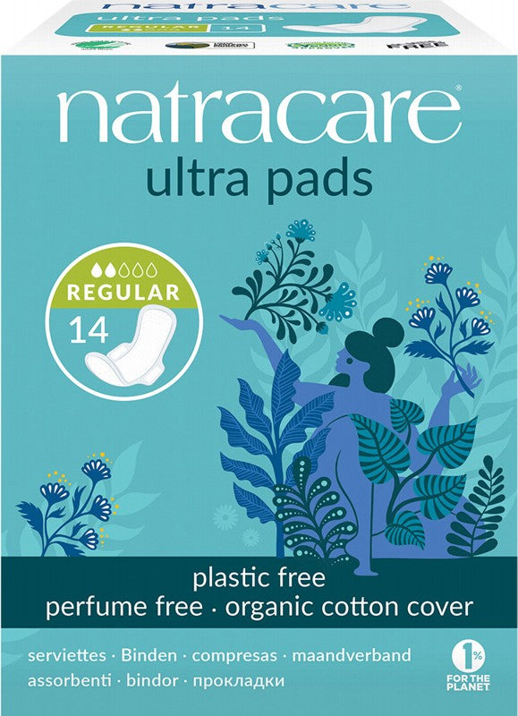 Natracare Ultra Pads Regular (Wings) 14pk