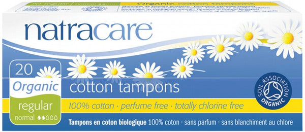 Natracare Tampons (Non-Applicator) Regular 20pk