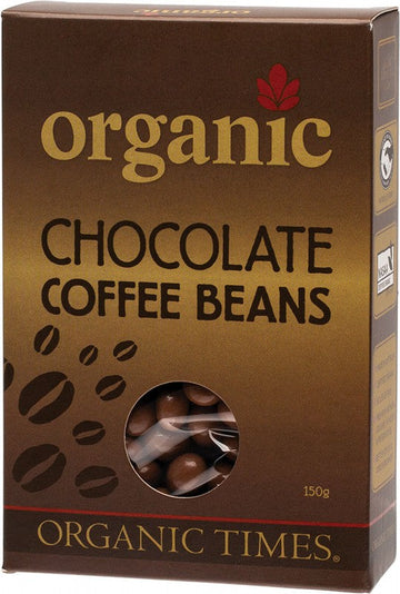 Organic Times Milk Chocolate Coffee Beans 150g
