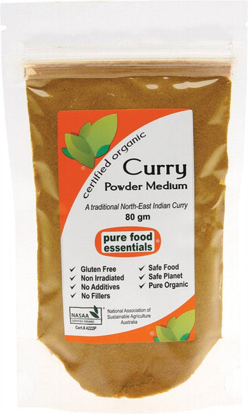 PURE FOOD ESSENTIALS Spices  Curry Powder (Medium) 80g