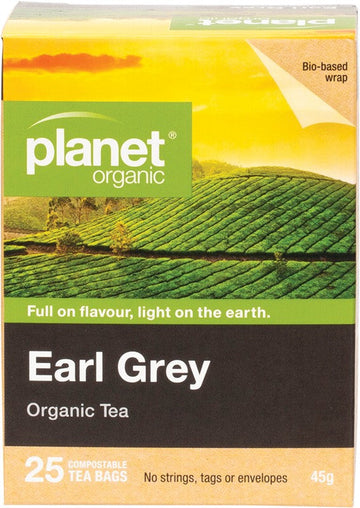 Planet Organic Herbal Tea Bags Earl Grey 25pk