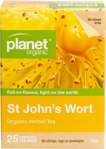 Planet Organic Herbal Tea Bags St John's Wort 25pk