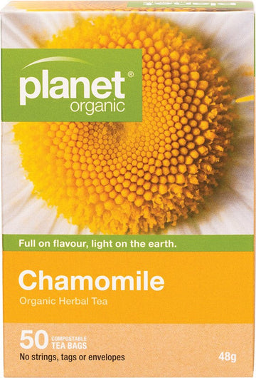 Planet Organic Herbal Tea Bags Chamomile 50pk