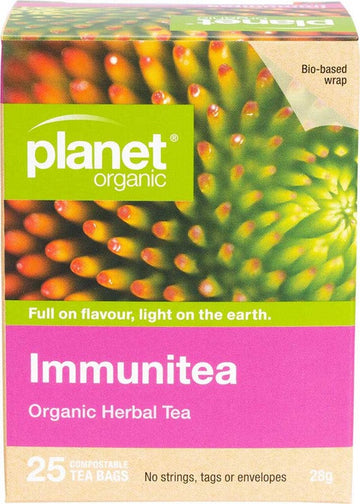 Planet Organic Herbal Tea Bags Immunitea 25pk