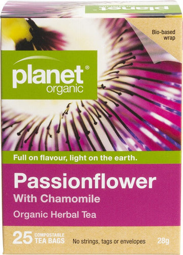 Planet Organic Herbal Tea Bags Passionflower 25pk