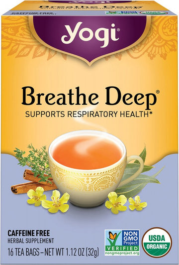 YOGI TEA Herbal Tea Bags  Breathe Deep 16