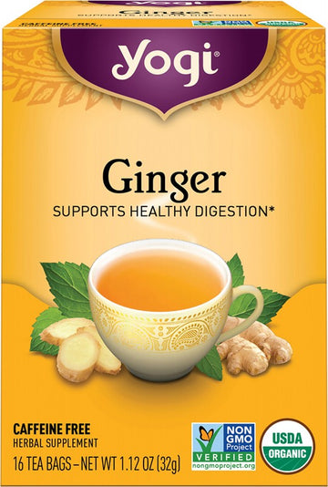 YOGI TEA Herbal Tea Bags  Ginger 16