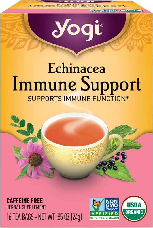 YOGI TEA Herbal Tea Bags  Echinacea Immune Support 16