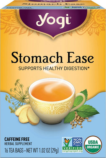 YOGI TEA Herbal Tea Bags  Stomach Ease 16