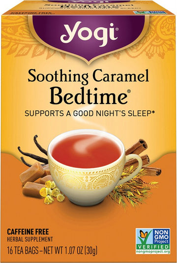 YOGI TEA Herbal Tea Bags  Soothing Caramel Bedtime 16