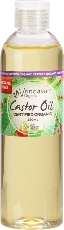 VRINDAVAN Castor Oil  Certified Organic 250ml