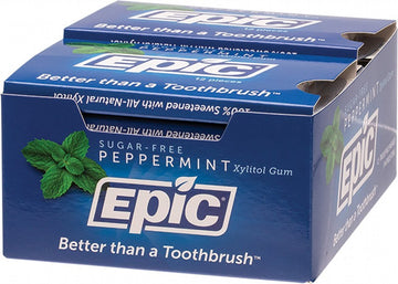 EPIC Xylitol Chewing Gum  Peppermint 12x12pcs