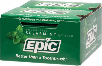 EPIC Xylitol Chewing Gum  Spearmint 12x12pcs