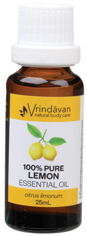 VRINDAVAN Essential Oil (100%)  Lemon 25ml