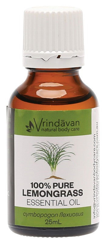 VRINDAVAN Essential Oil (100%)  Lemongrass 25ml