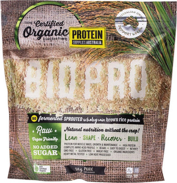 PROTEIN SUPPLIES AUSTRALIA BioPro (Sprouted Brown Rice)  Pure 1kg