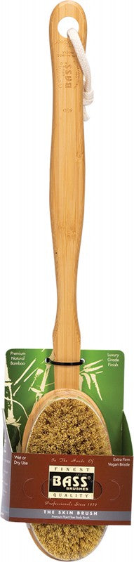 Bass Brushes The Skin Brush Bamboo Handle, Sisal Bristles