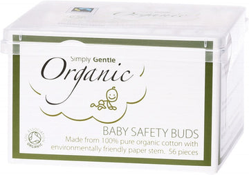 SIMPLY GENTLE ORGANIC Baby Safety Buds 56