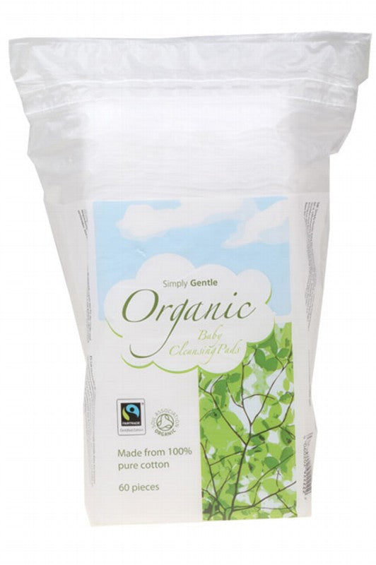 Simply Gentle Organic Baby Cleansing Pads 60pk