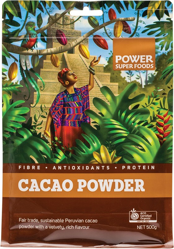 Power Super Foods Cacao Powder The Origin Series 500g