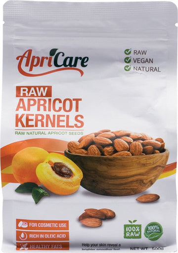 Apricare Apricot Kernels Raw 500g