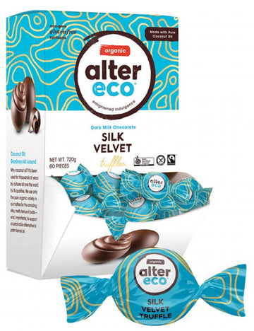 ALTER ECO Chocolate (Organic)  Silk Velvet Truffles 60x12g