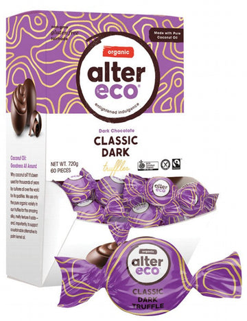 ALTER ECO Chocolate (Organic)  Classic Dark Truffles 60x12g