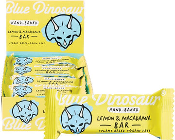 BLUE DINOSAUR Hand-Baked Bar  Lemon Macadamia 12x45g