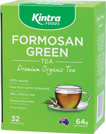 Kintra Foods Formosan Green Tea Tea Bags 32pk