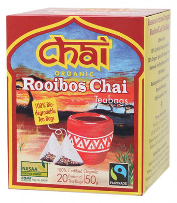 Chai Tea Organic Rooibos Chai Tea Bags 20pk