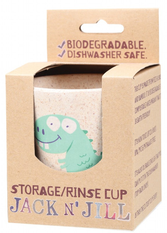 JACK N' JILL Storage/Rinse Cup  Dino - Biodegradable 1