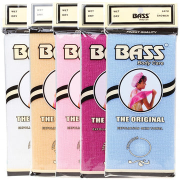 Bass Body Care Exfoliating Skin Towel (Colour may vary)