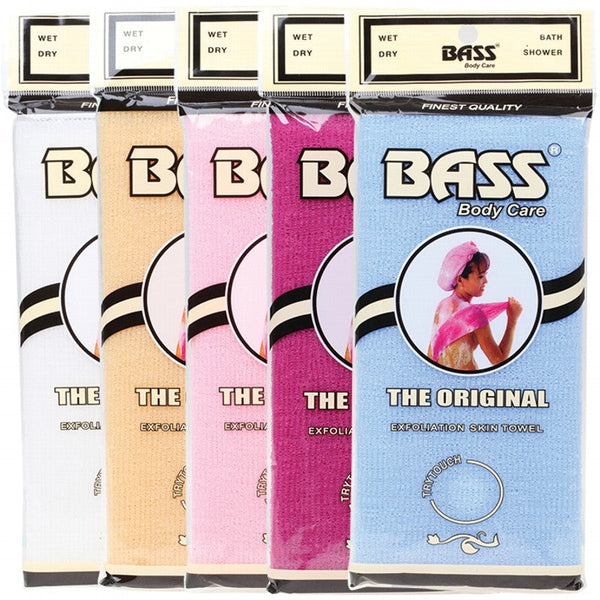Bass Body Care Exfoliating Skin Towel (Colour may vary)
