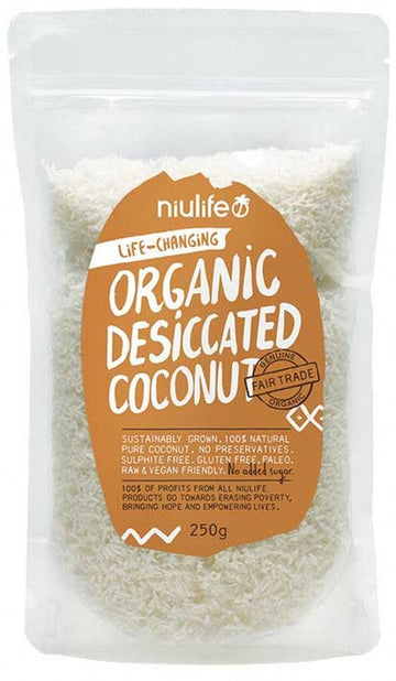 Niulife Desiccated Coconut 250g
