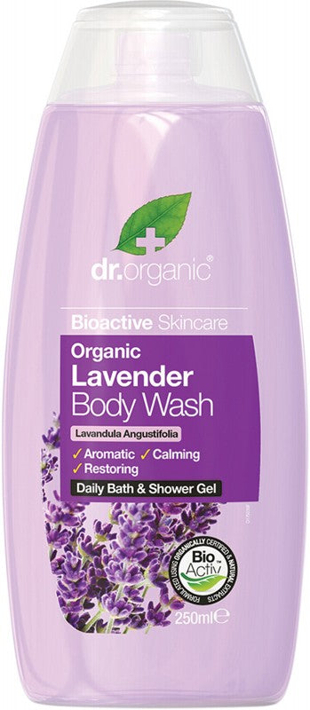 DR ORGANIC Body Wash  Organic Lavender 250ml