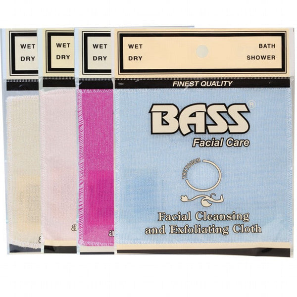 Bass Facial Care Exfoliating Facial Cloth (Colour may vary)