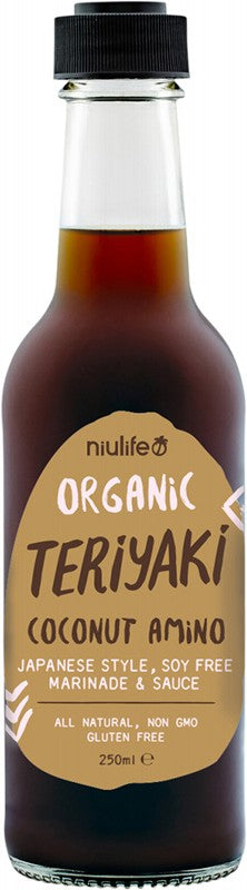 NIULIFE Organic Coconut Amino Sauce  Teriyaki 250ml