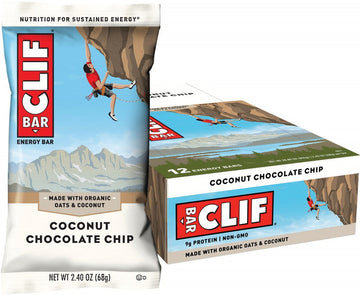 CLIF Energy Bar Coconut Chocolate Chip 12x68g