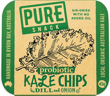 EXTRAORDINARY FOODS Pure - Kale Chips  Dill And Onion 45g